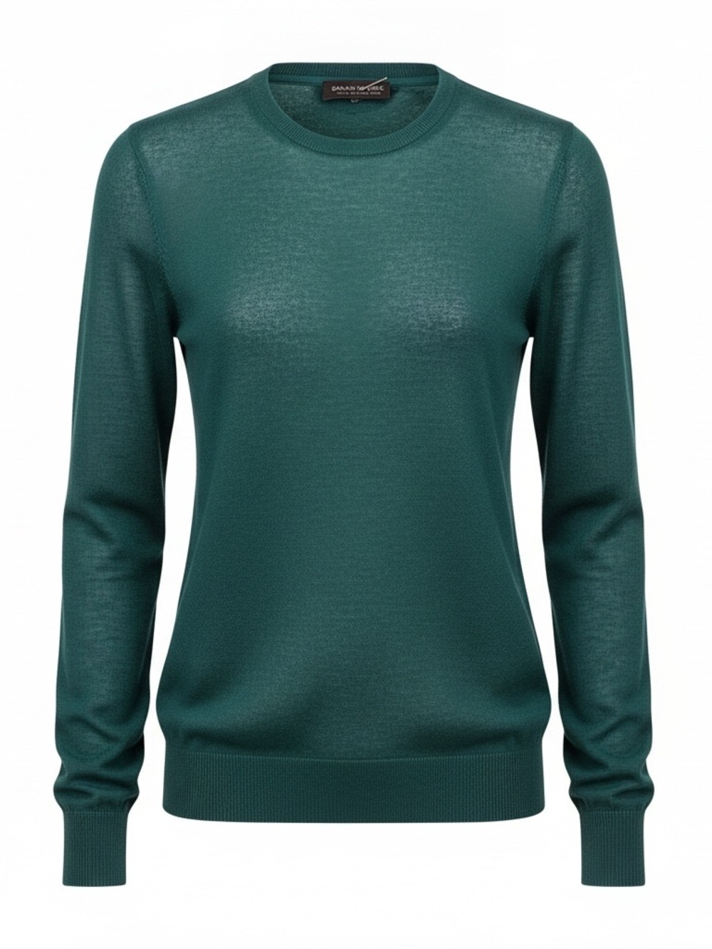 Banana Republic Forest Green Crewneck Sweater 100% Merino Wool